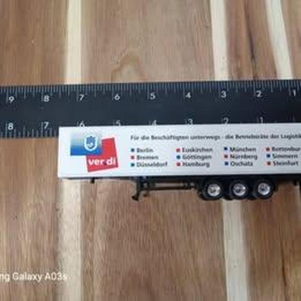 1/87 Ver.di Promotional Model Semi-Trailer